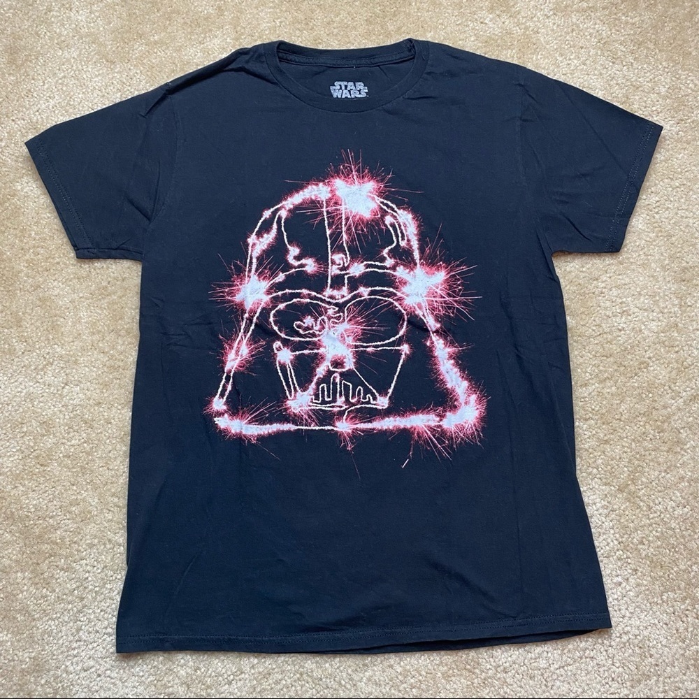 Star Wars Womens Black Darth Vader Tee Size Medium